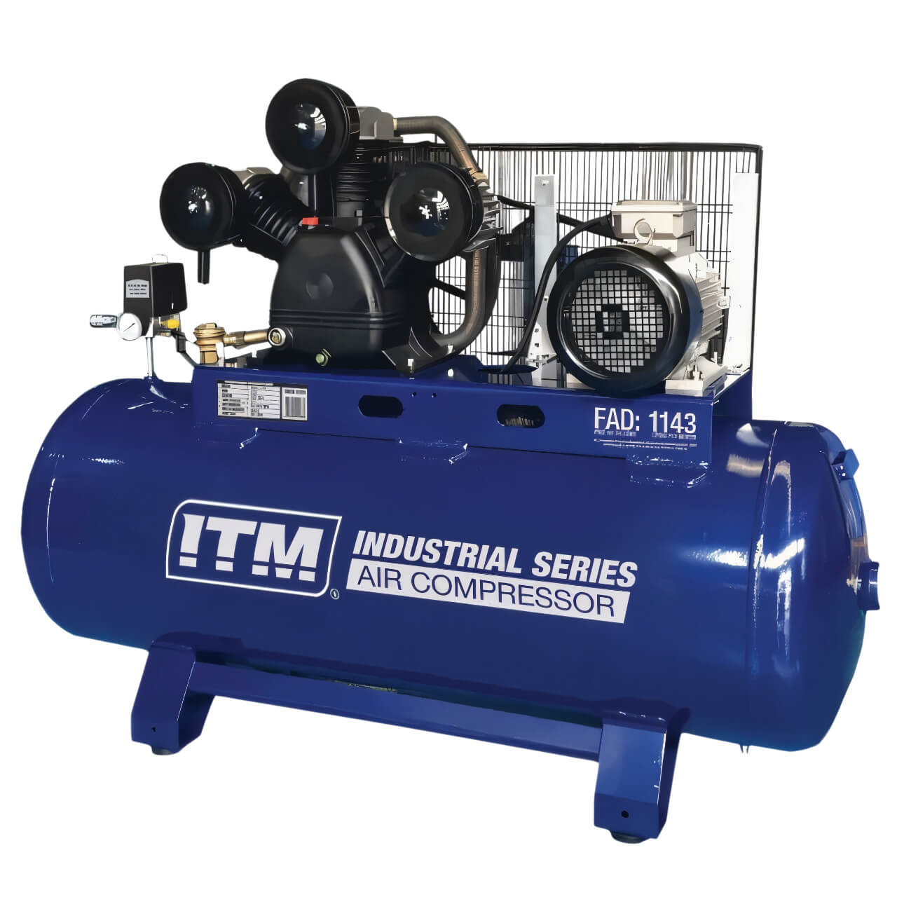 ITM Air Compressor Belt Drive Stationary 3 Phase 10HP 270ltr Fad 1143 L/Min