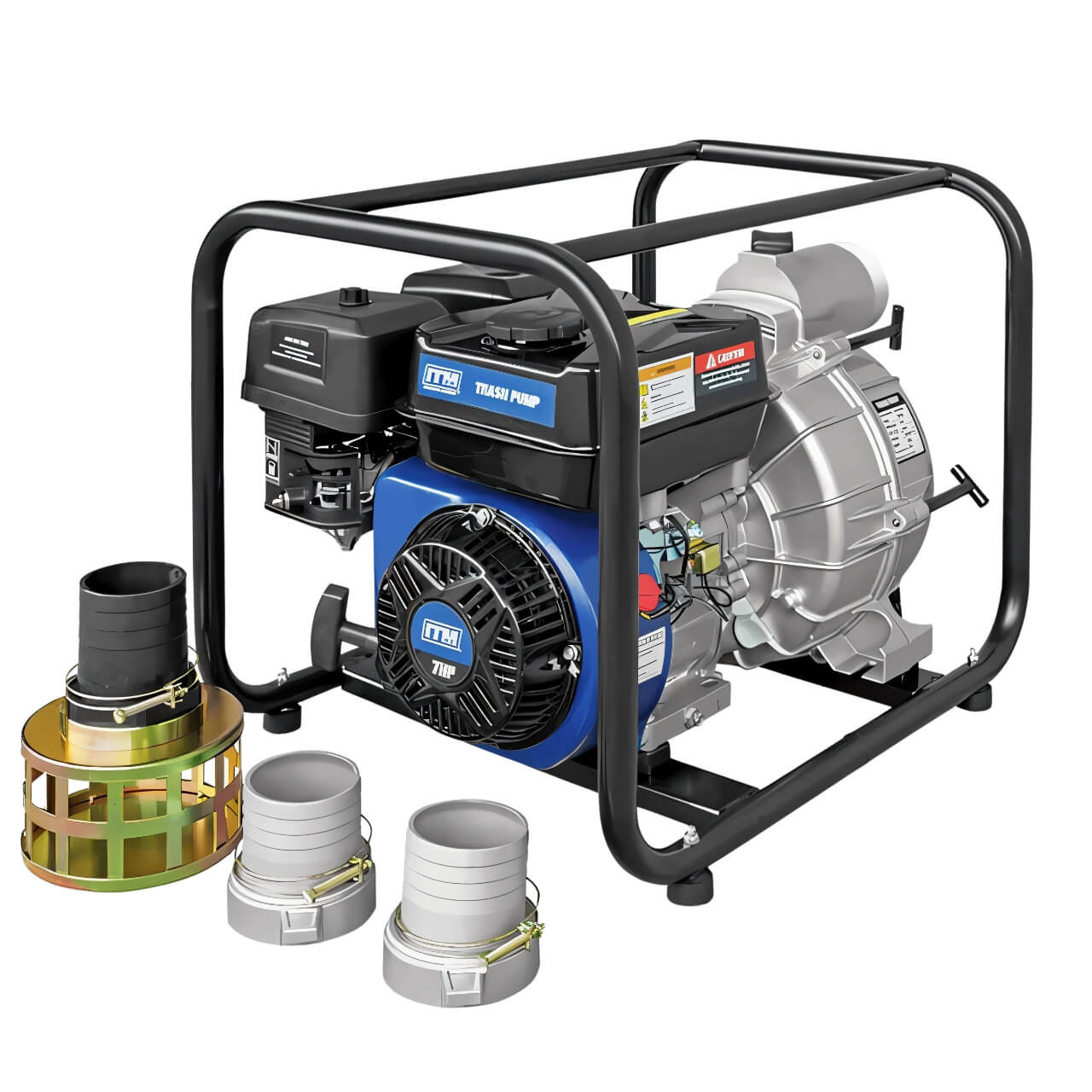ITM Water Trash Pump Petrol 7Hp 80mm 60000 L/H