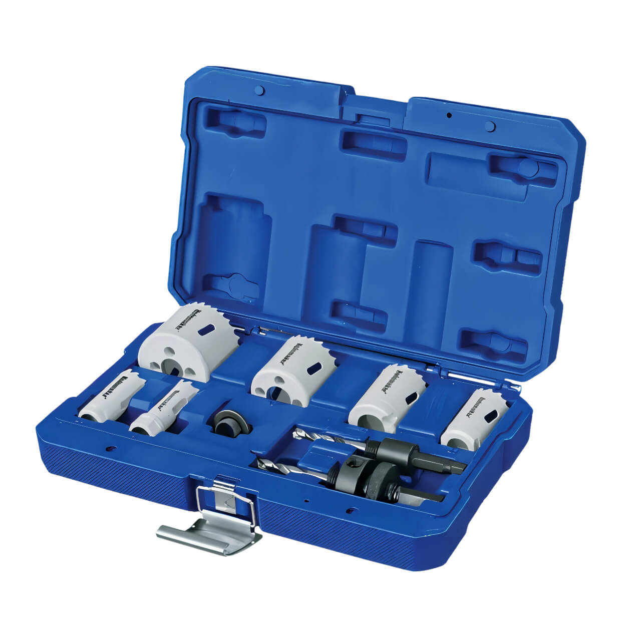 Holemaker Cobalt Holesaw Set Electricians Including 16 ,20, 25, 32, 40 ,51mm Plus Arbors
