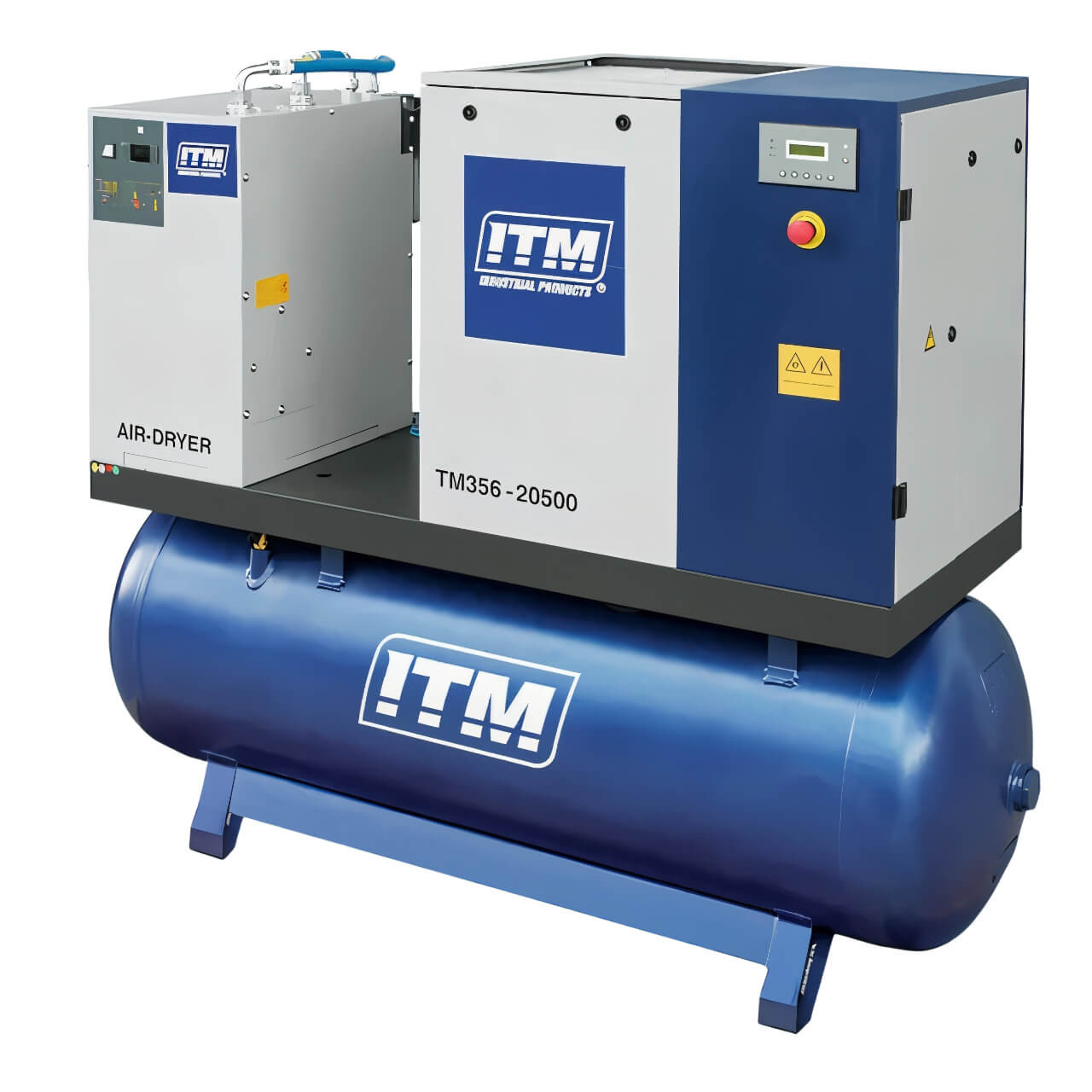 ITM Air Compressor Rotary Screw With Dryer, 3 Phase, 20Hp, 500L, Fad 1980