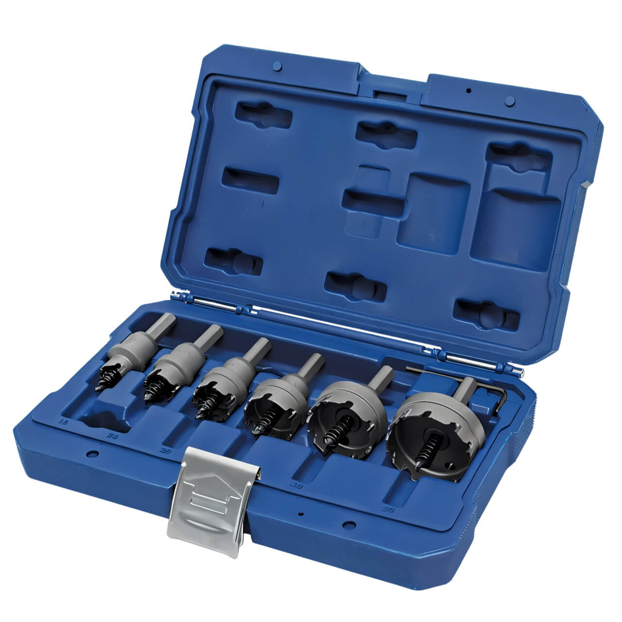 Holemaker 6 Pce TCT Holesaw Set 4.5mm Depth Contains 16, 20, 25, 32, 40 & 50mm Dia