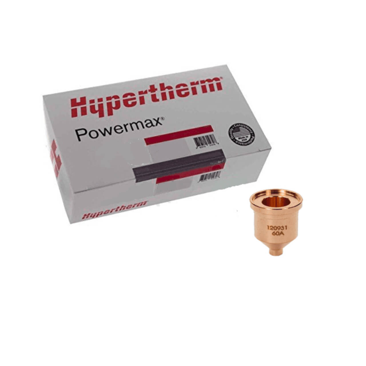 Hypertherm T60/80/100 Nozzle 60A Bulk Pack 25x 120931