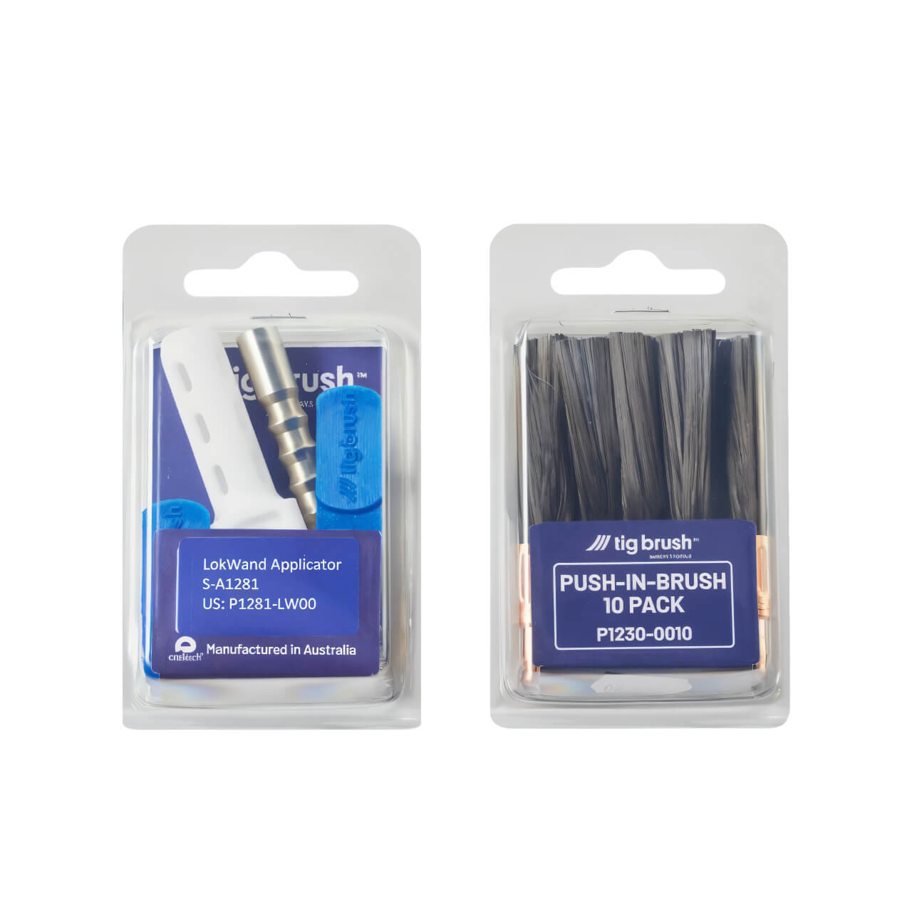 Tig Brush LokWand Pack With 10pk Brushes