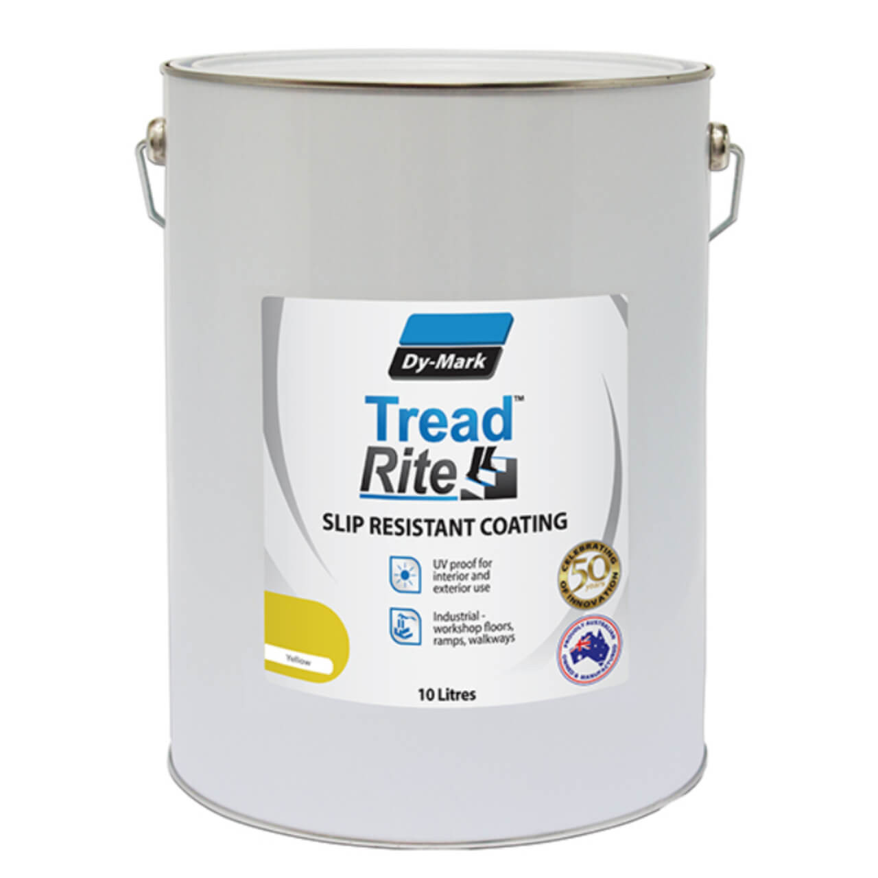 Dy-Mark TreadRite Yellow Brush On Anti-Slip Paint 10L