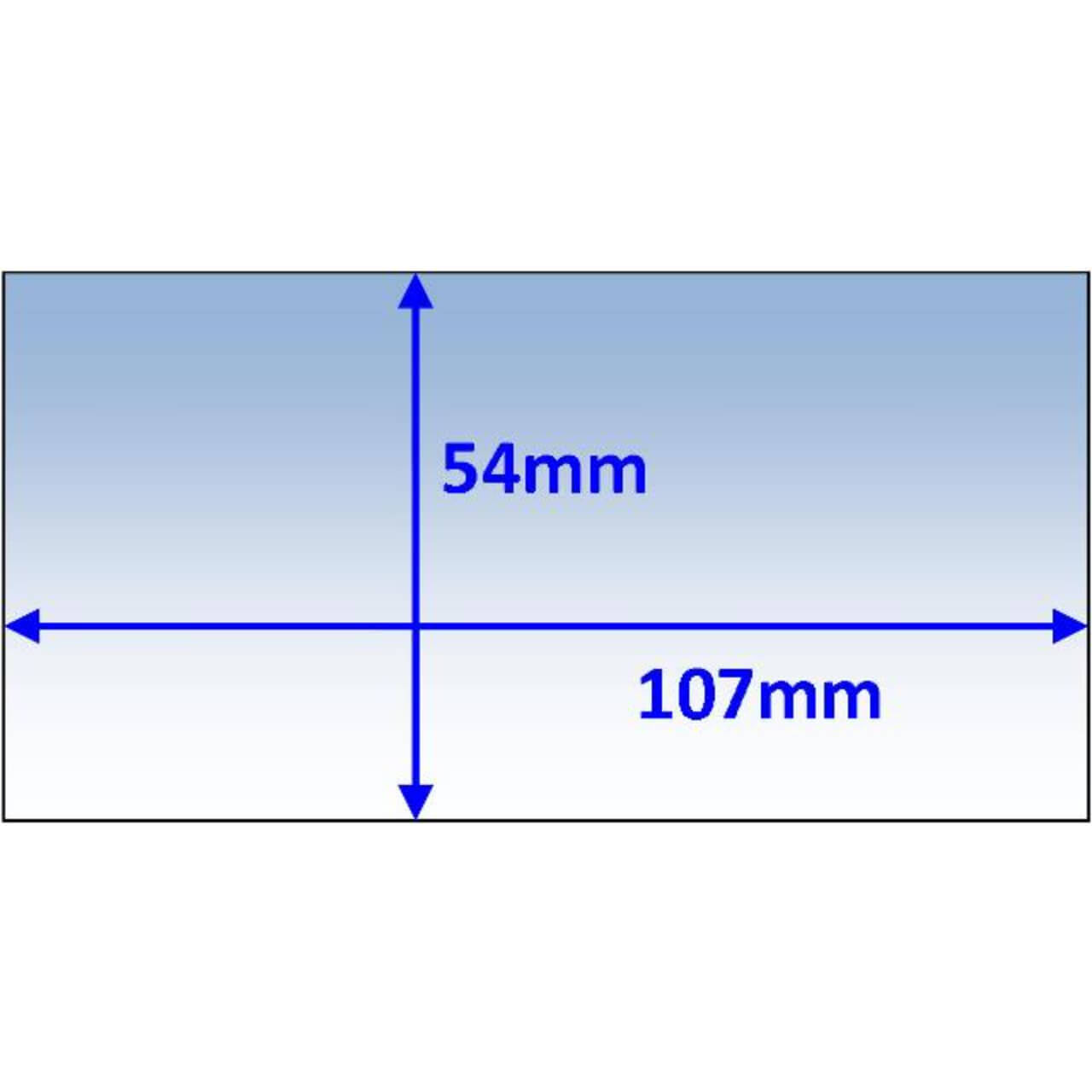 Clear Inner Lens 107x54mm suit Promax 300 5pk