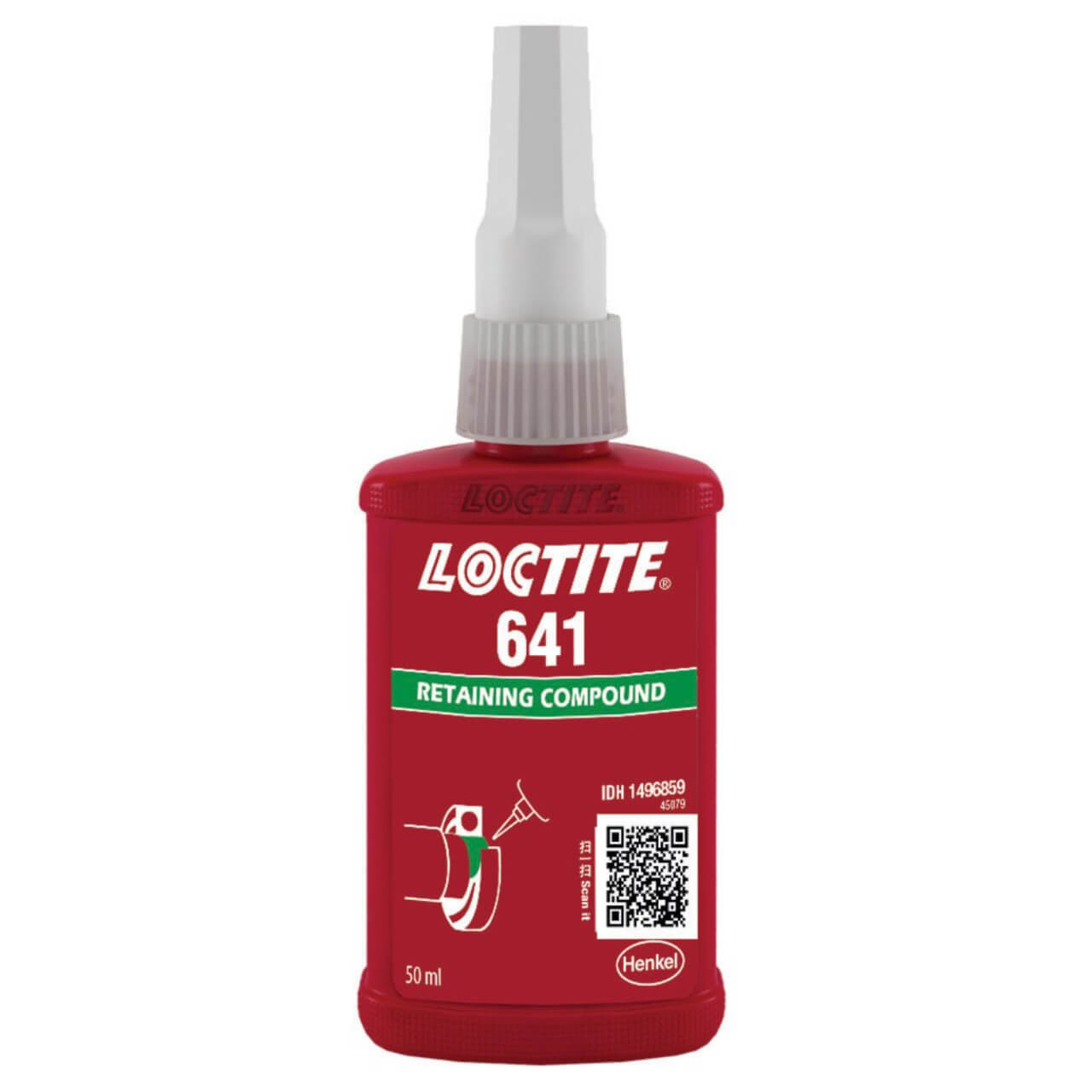 Loctite 641 Retaining Compound Bearing Mount Med Strength 10ml