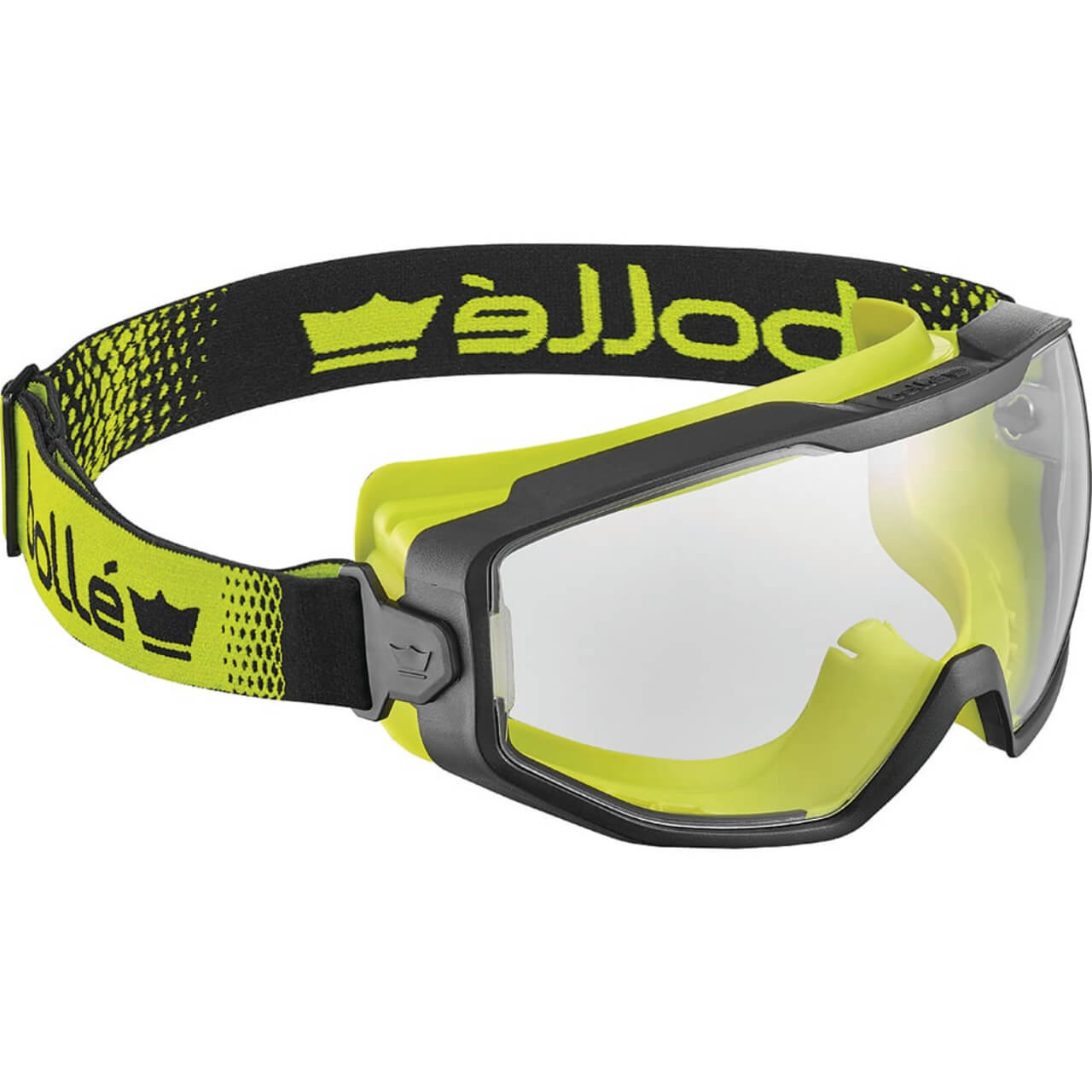 Bolle Spectrum Small Goggle PC Clear Platinum Top Bottom Indirect Vented