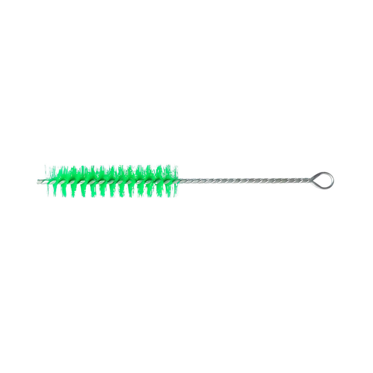 Union Tube Brush Nylon 0.25mm Wire 10mm Dia Heavy Duty With Twisted Wire Handle