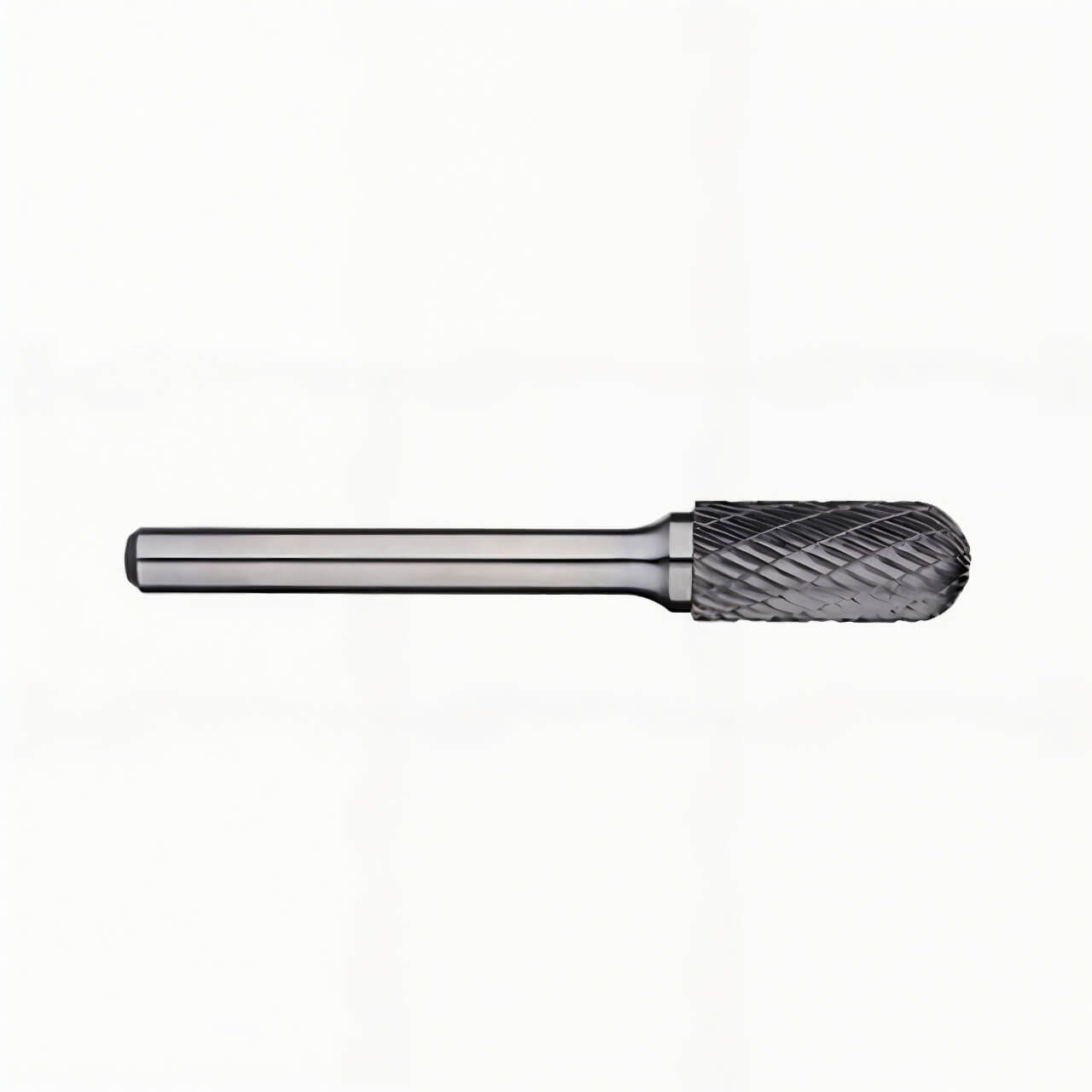 Alpha 3/32x7/16 Cylindrical Ball Nose Carbide Burr 1/8 Shank