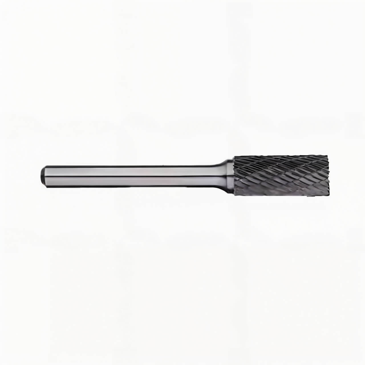 Alpha 12.7x25mm Cylindrical Carbide Burr End Cut 6mm Shank