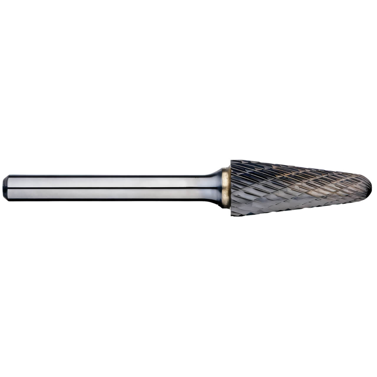 Alpha 9.5x27mm Tapered Ball Nose Carbide Burr 6mm Shank