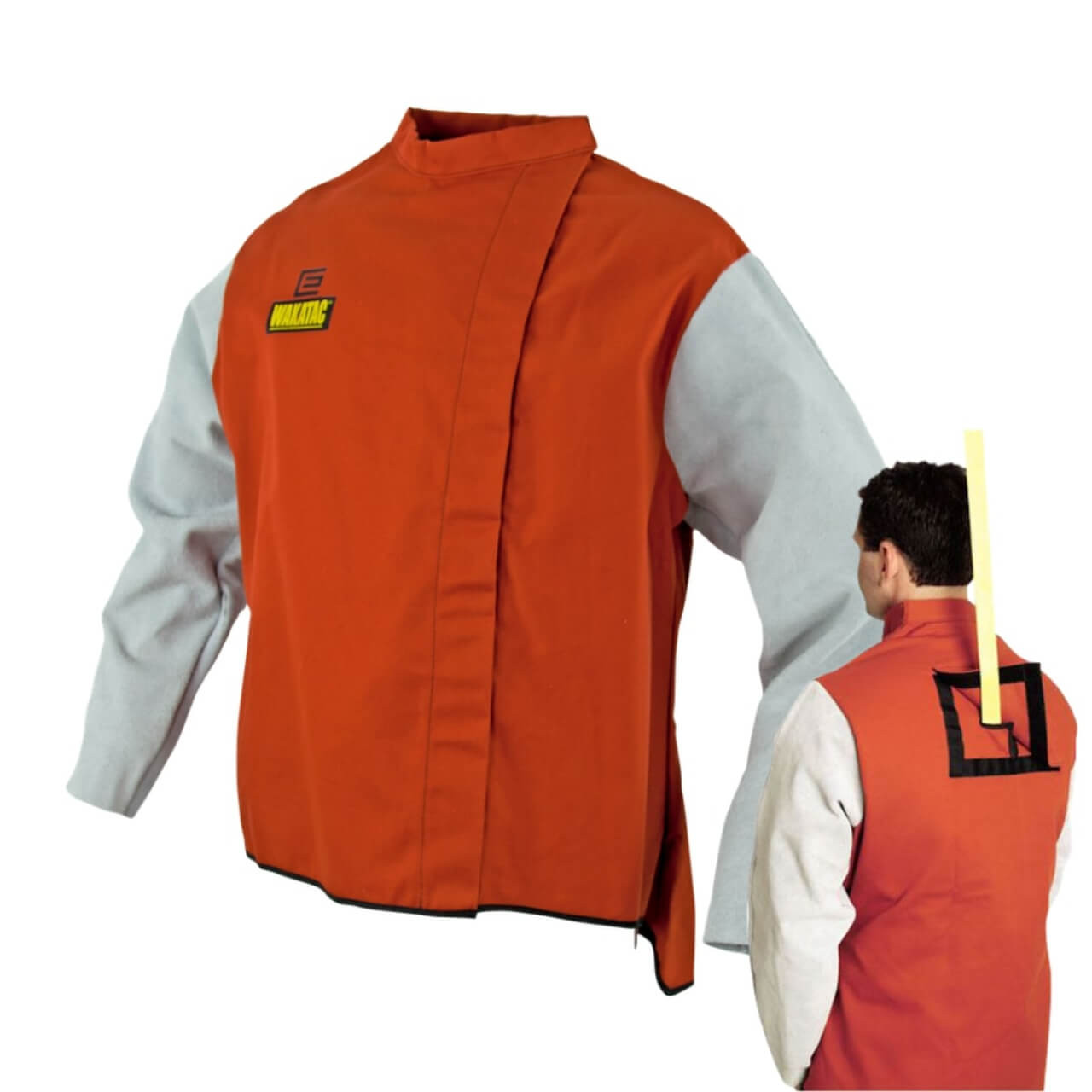 Wakatac Proban Welding Jacket w/Leather Sleeves & Harness Access M
