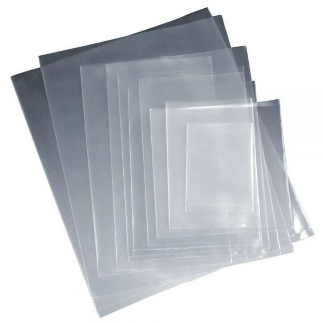 305 x 455mm 50um LDPE Plastic Bags 100pk