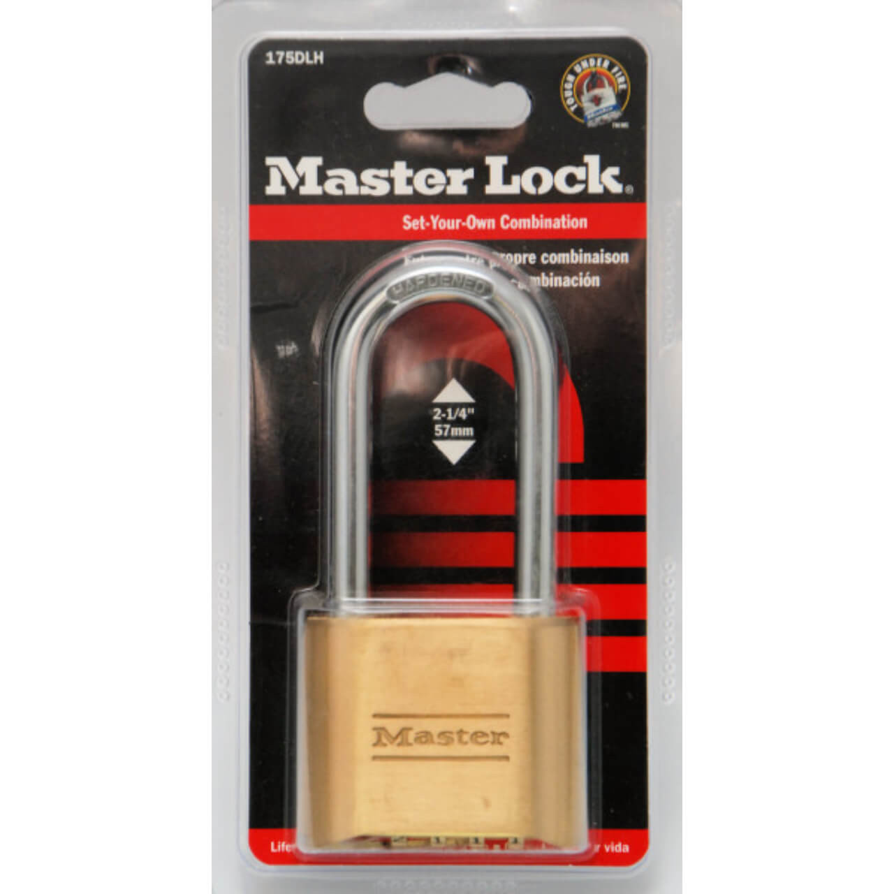 Master Lock 51mm Long Shackle Combination Padlock