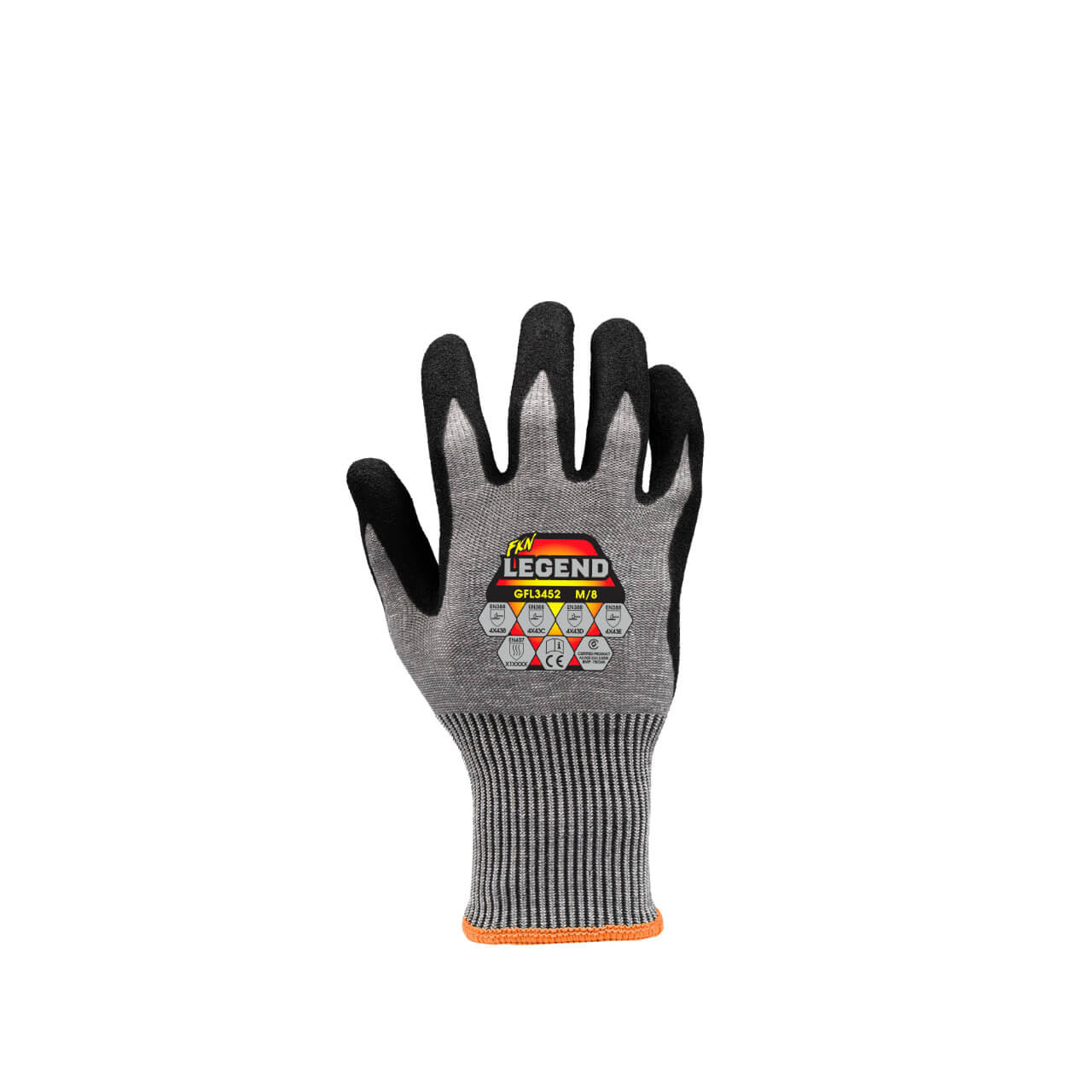 Saftey FKN Legend Glove B, C, D, E Cut Resistant Nitrile
