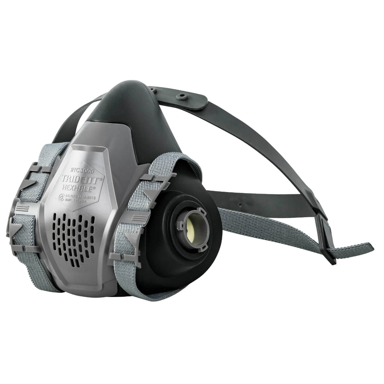 Trident Hexhale Silicone Half Face Respirator Large
