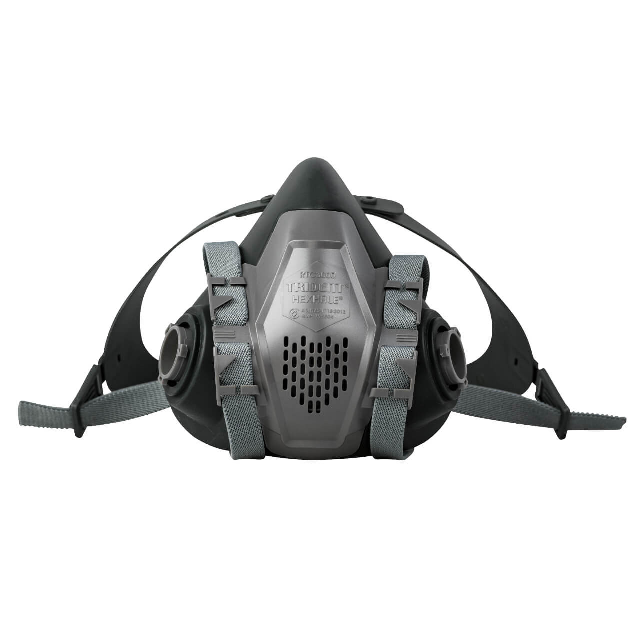 Trident Hexhale Silicone Half Face Respirator Medium