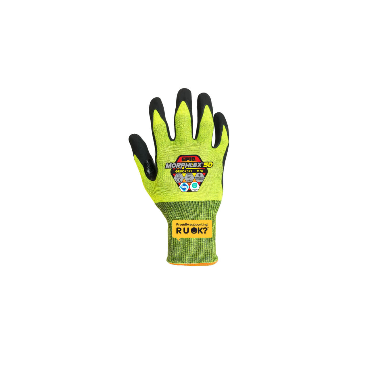 EPIC Morphlex R U OK? 5D Cut Resistant Nitrile XL