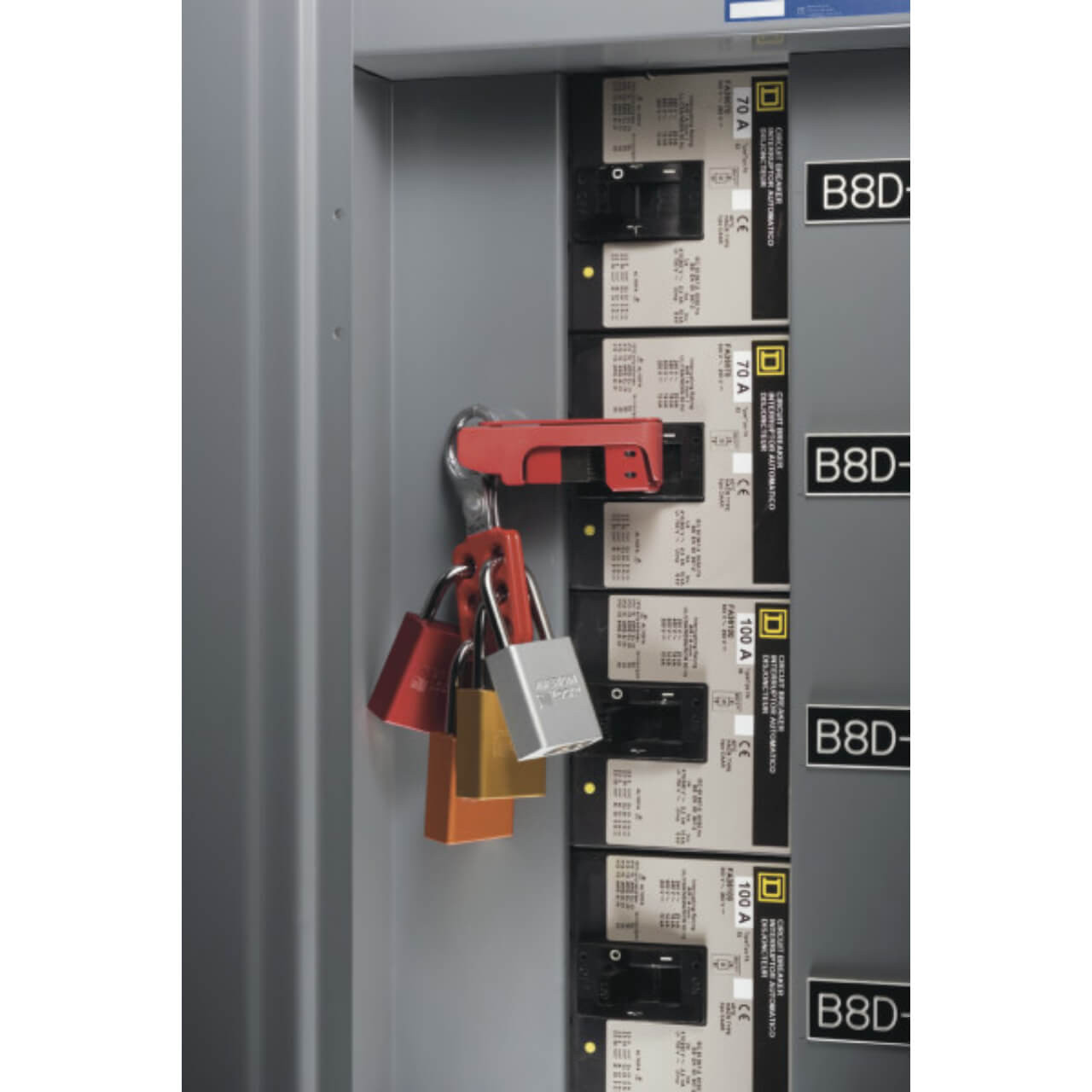 Master Lock Alum Spark Proof Hasp Lockout 25mm Dia Jaws