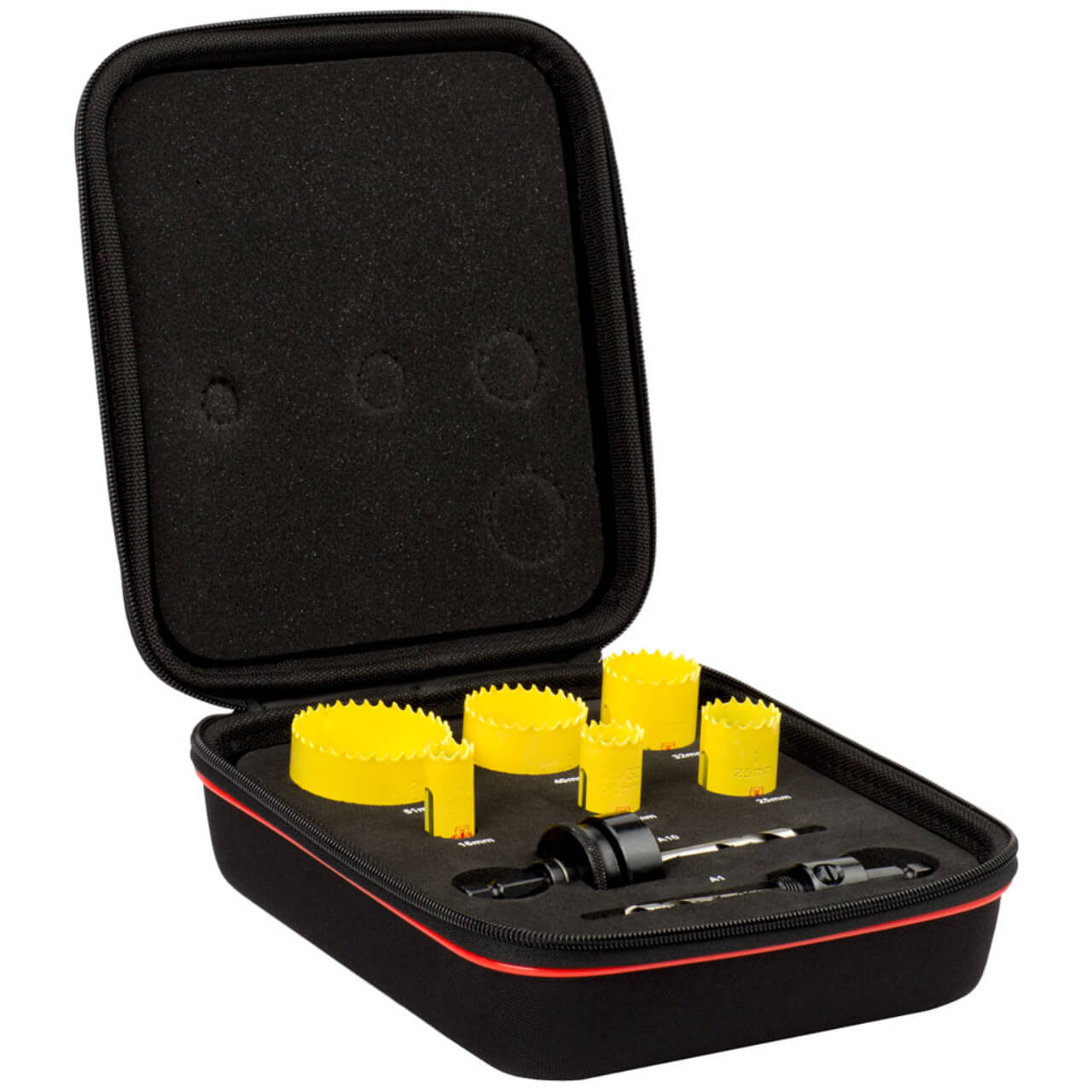 Starrett Bi-Metal Fast Cut 6 Pc Electricians Holesaw Kit