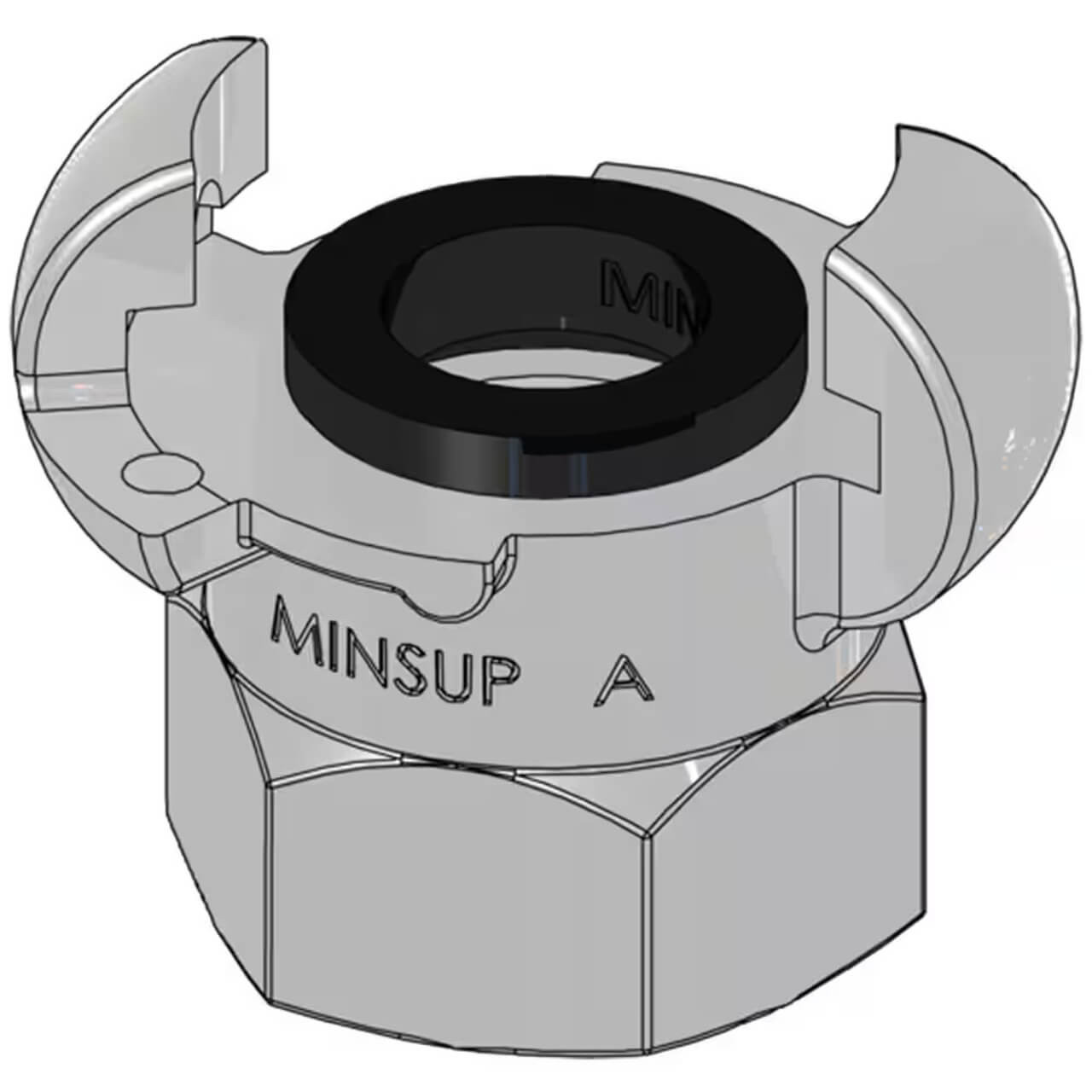 Minsup A Type BSP Coupling 1/2” Female