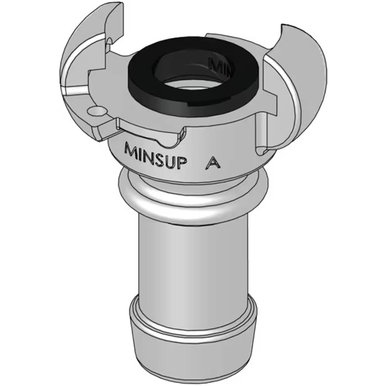 Minsup A Type Hose End Coupling 1/2”