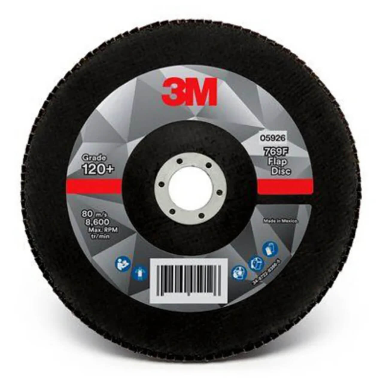 3M 769F Silver Flap 180mm 120grit