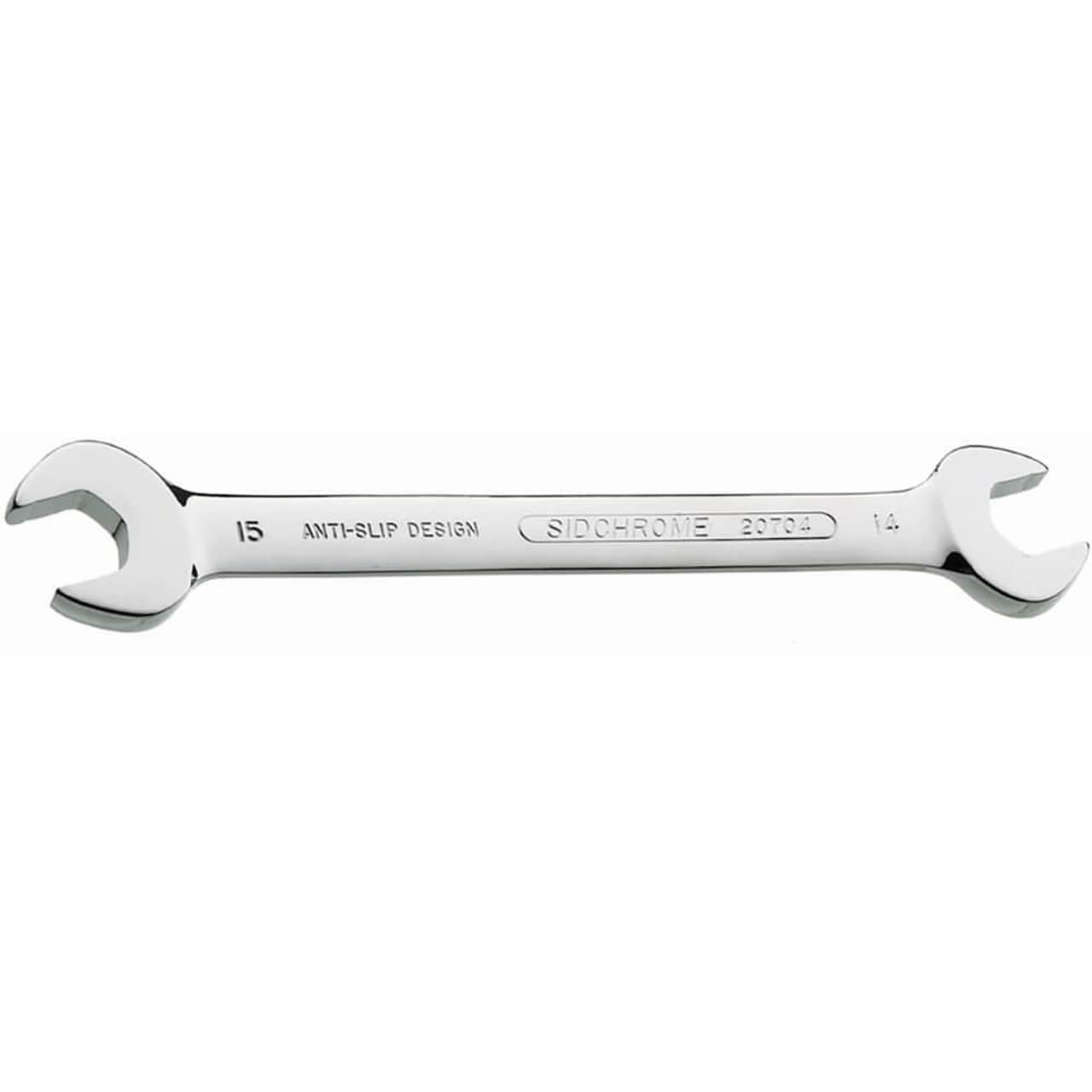 Sidchrome 18x19mm Open End Spanner Metric