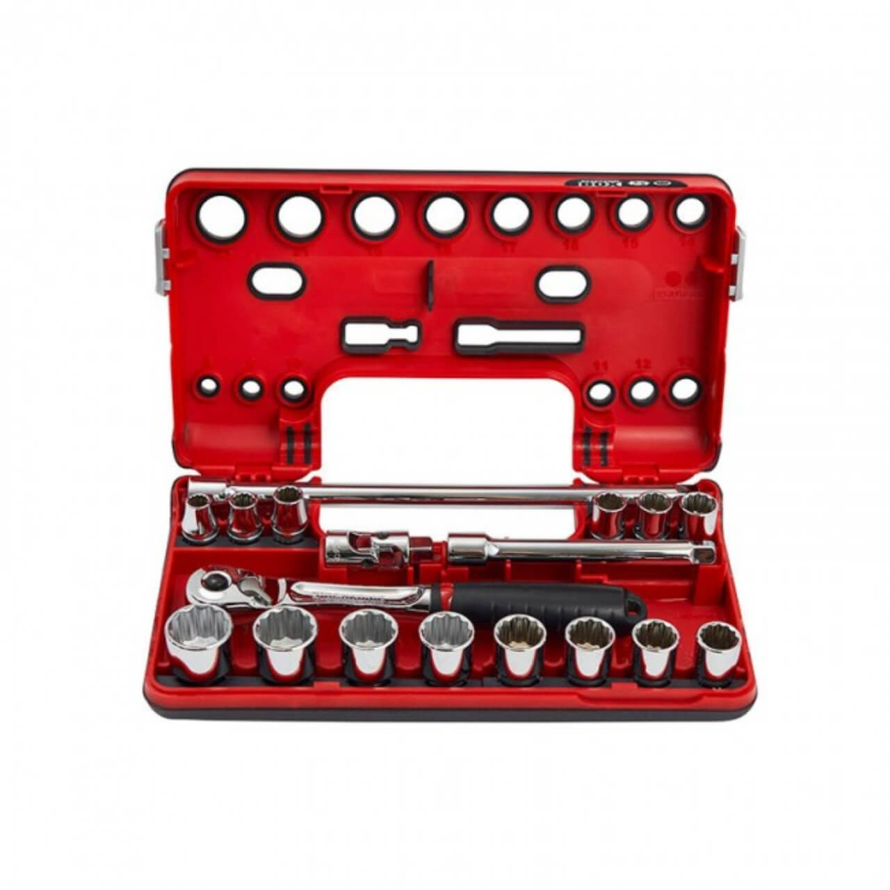 Sidchrome 8-22mm 3/8 Dr Socket Set Metric 18pce