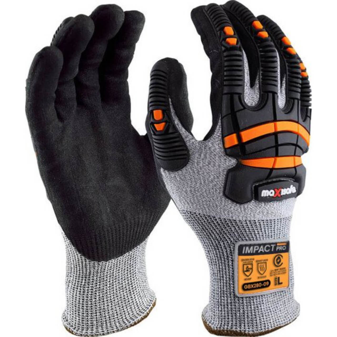 Maxisafe G-Force Cut 5 TPR Impact Glove XL