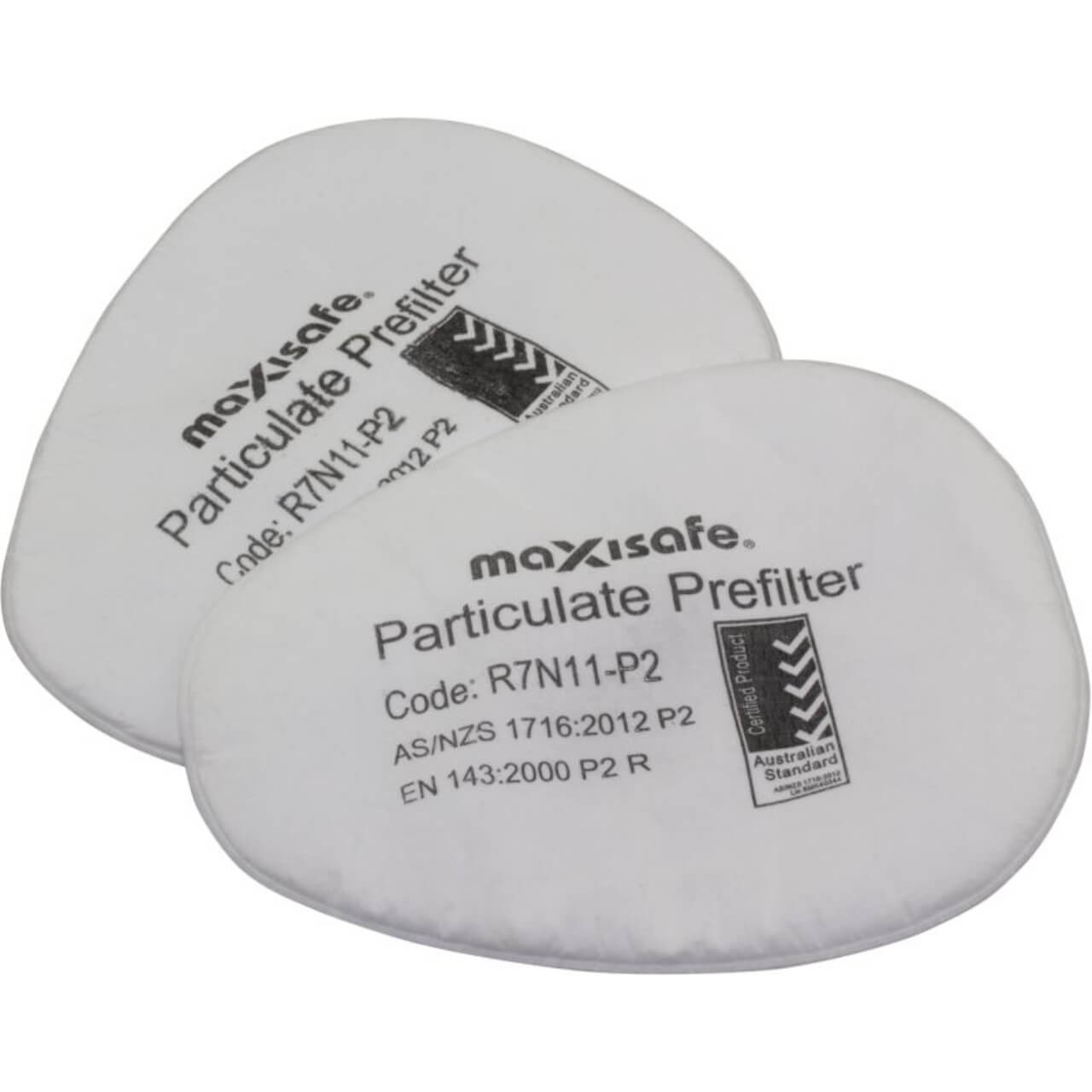Maxisafe P2 Prefilter Suit MaxiGuard Respirators 5pk