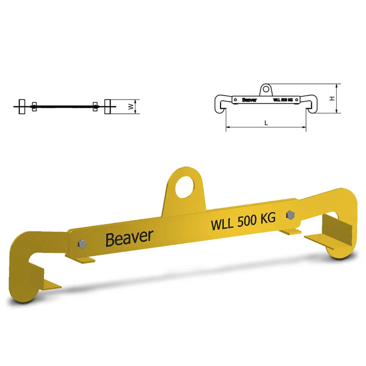 Beaver Vertical Drum Lifting Clamps WLL 500kg