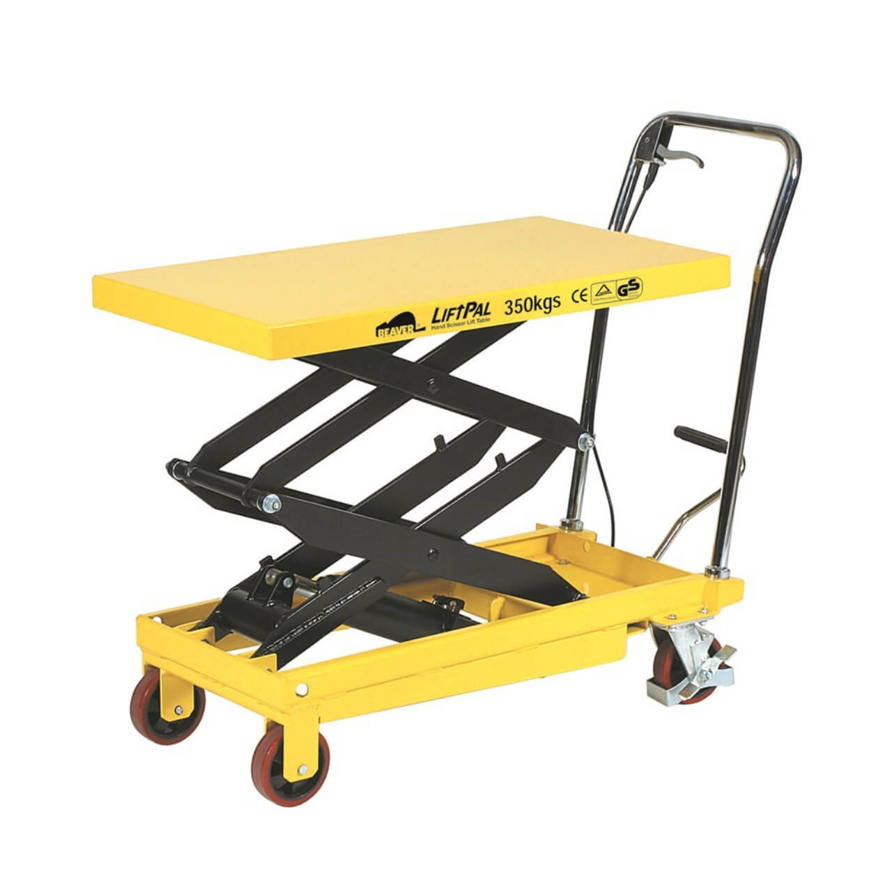 Beaver Two Stage Hydraulic Scissor Lift Table 350kg