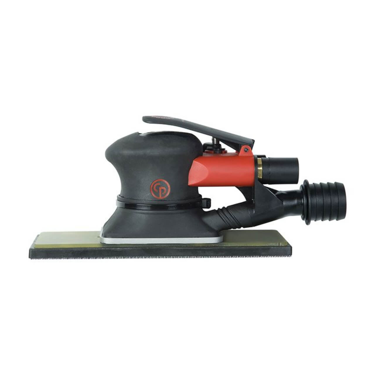Chicago Pneumatic Jitterbug Rectangle Sander 2.5mm Orbit 70x198mm Hook & Loop Pad Central-Vacuum (CV)