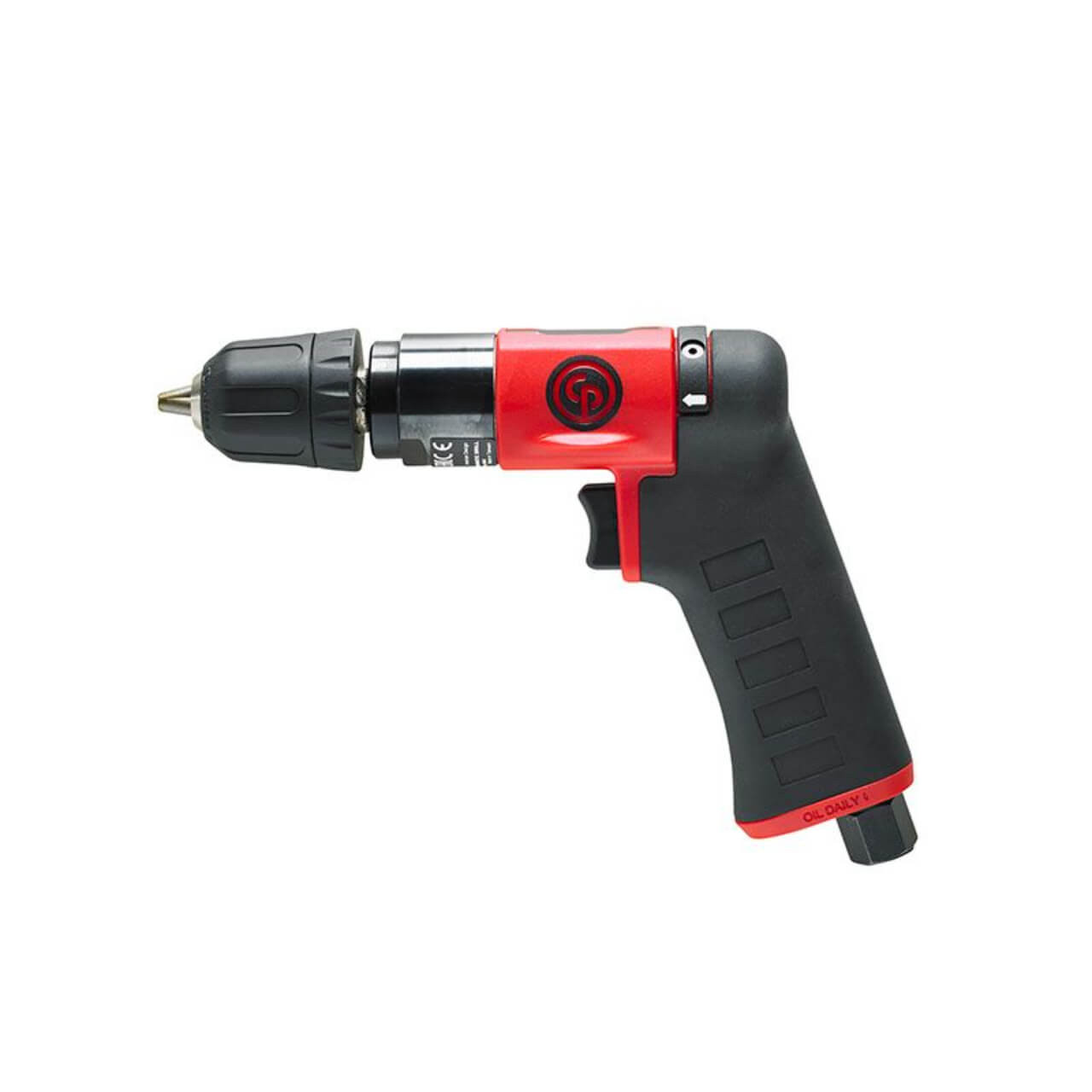Chicago Pneumatic Pistol Grip Drill 1/4” / 6mm Keyless Chuck Rrversible 2800 rpm Composite & Lightweight