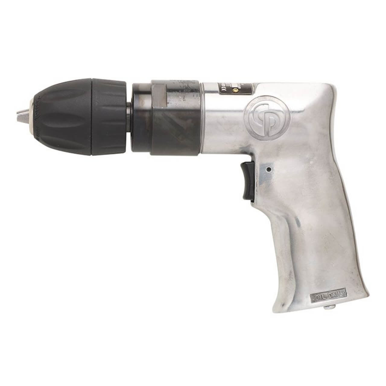 Chicago Pneumatic Pistol Grip Drill 3/8” / 10mm Keyless Chuck Non Reversible 2400 rpm