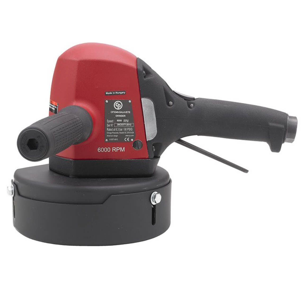 Chicago Pneumatic Super Duty Vertical Grinder 6” / 150mm Disc Capacity 3000W 5/8”-11 Spindle 6000rRpm