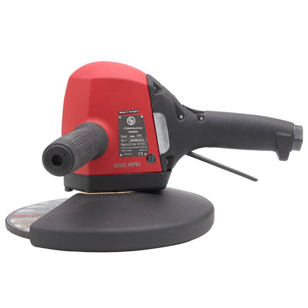 Chicago Pneumatic Super Duty Vertical Grinder 9” / 230Mm Disc Capacity 3000W 5/8”-11 Spindle 6500 rpm