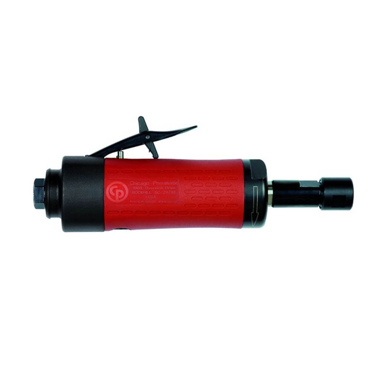 Chicago Pneumatic Heavy Duty Die Grinder 1/4” / 6.35mm Collet Capacity 400W Rear Exhaust 24000 rpm