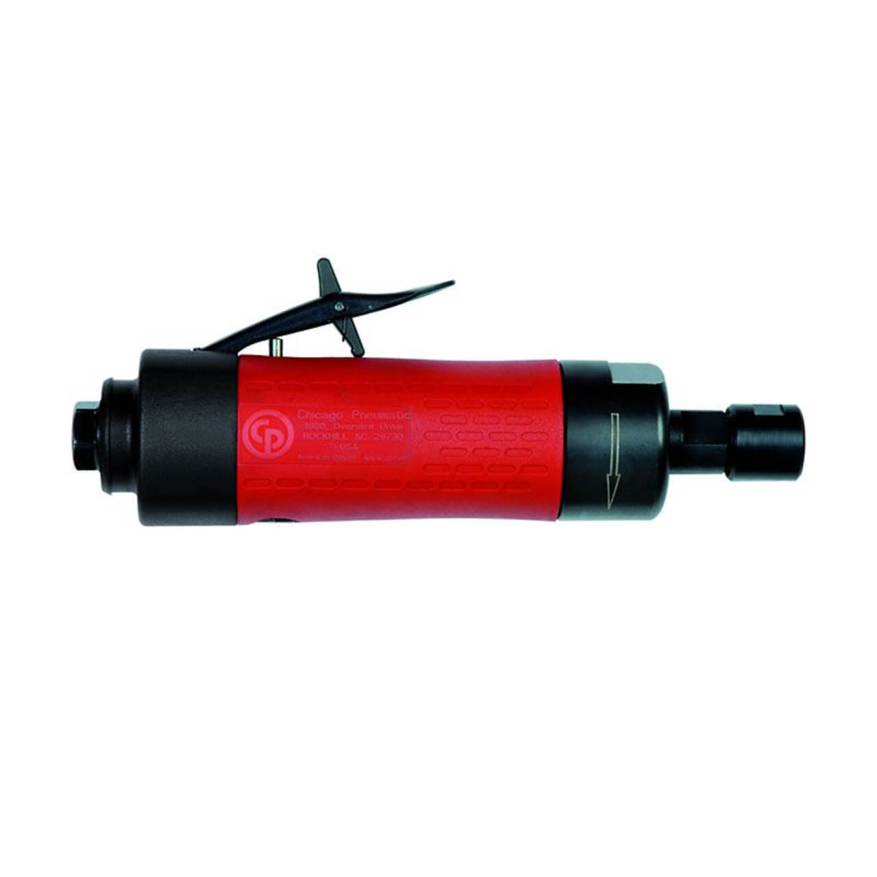 Chicago Pneumatic Heavy Duty Die Grinder, 1/4” / 6.35Mm Collet Capacity, 500W, Rear Exhaust, 18000 Rpm