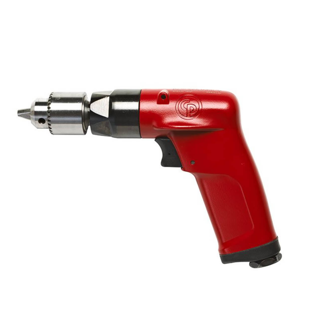 Chicago Pneumatic Heavy Duty Pistol Grip Drill 1/4” / 6mm Chuck Capacity Key Chuck 375W 4500 rpm