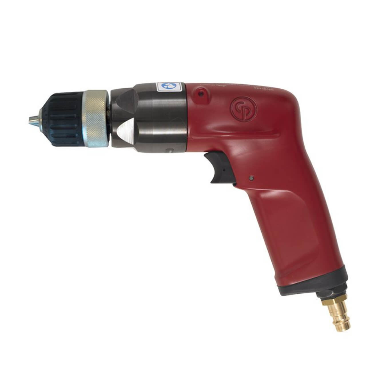 Chicago Pneumatic Heavy Duty Pistol Grip Drill 3/8” / 10mm Keyless Chuck 750W 2600 rpm