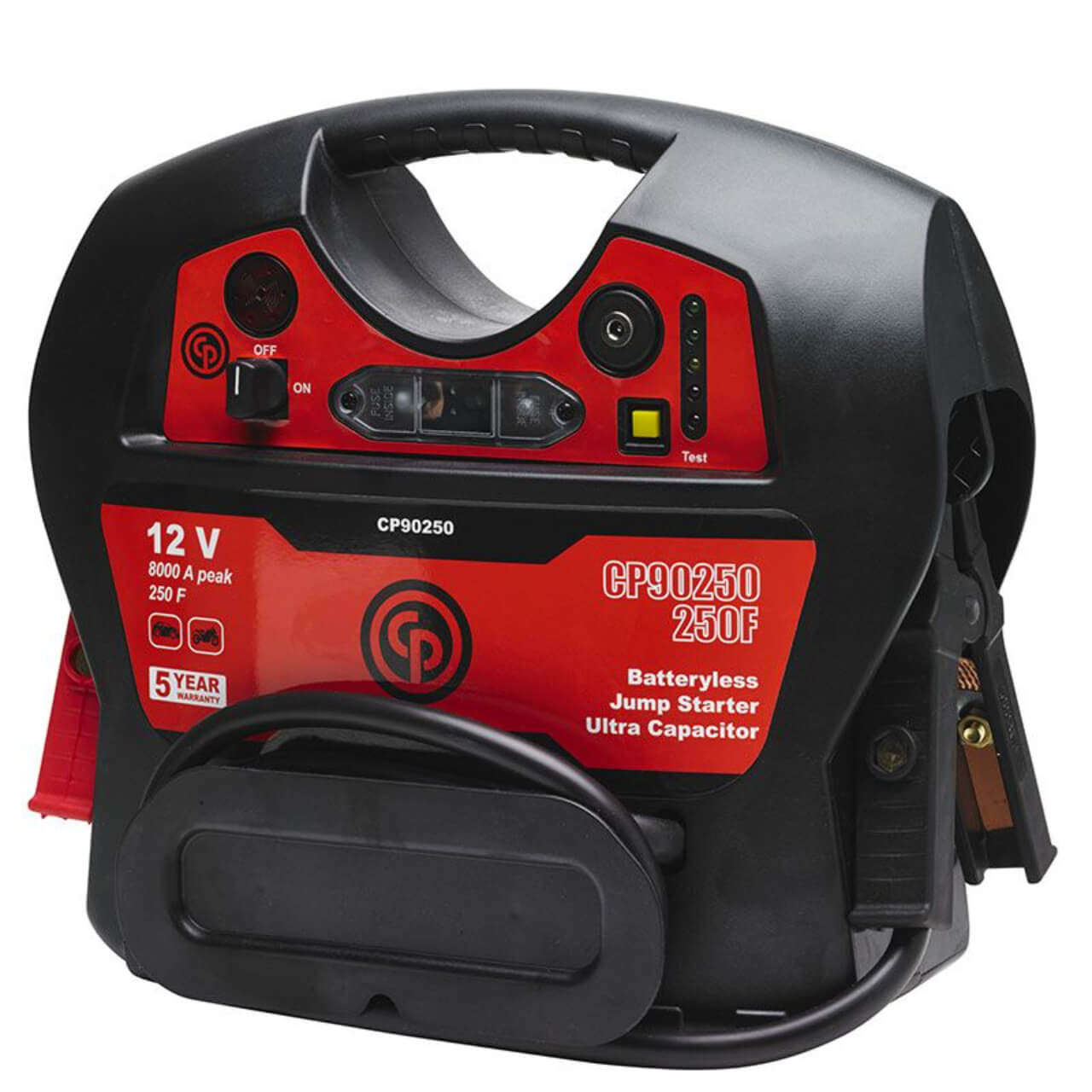 Chicago Pneumatic 12V / 8000 Amp / 250 Farad Ultra Capacitor Jump Starter, Batteryless