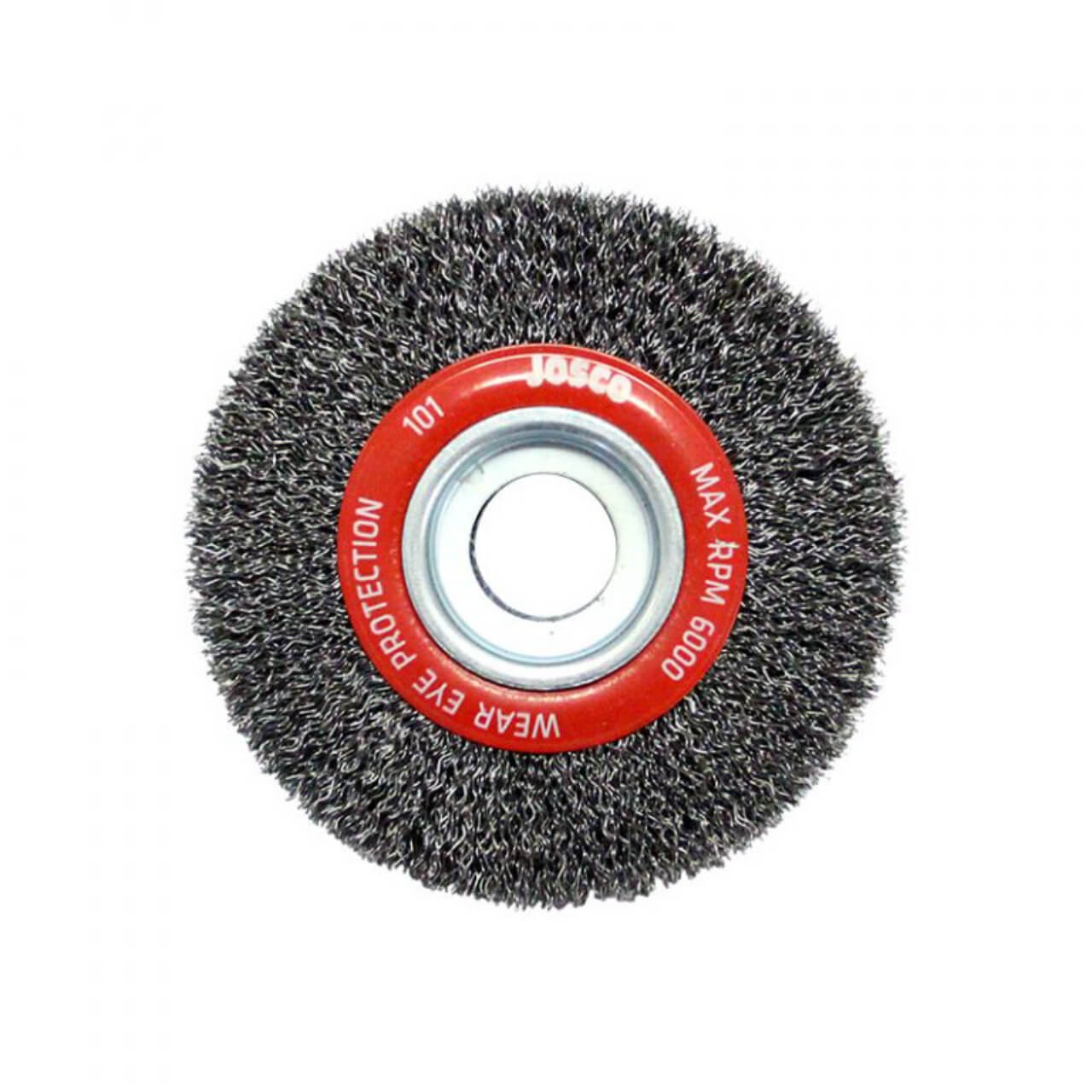 Josco 125x25mm MB Steel Crimped Wire Wheel Brush