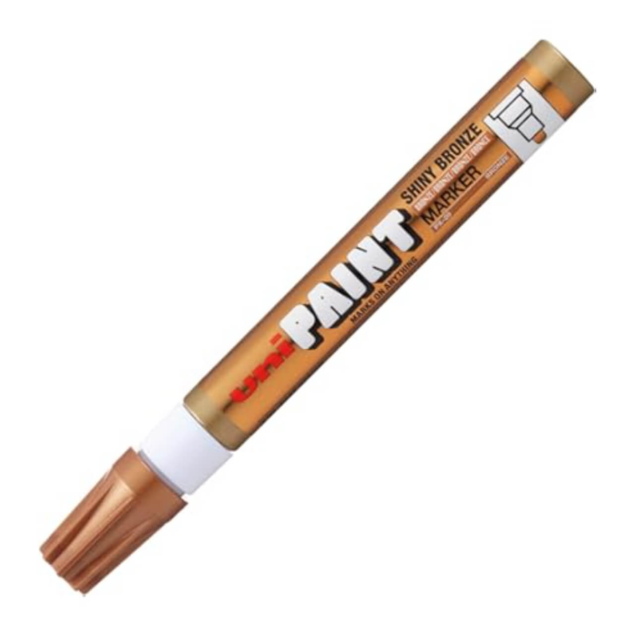 Uniball PX20 2.8mm Medium Bullet Paint Marker Shiny Bronze