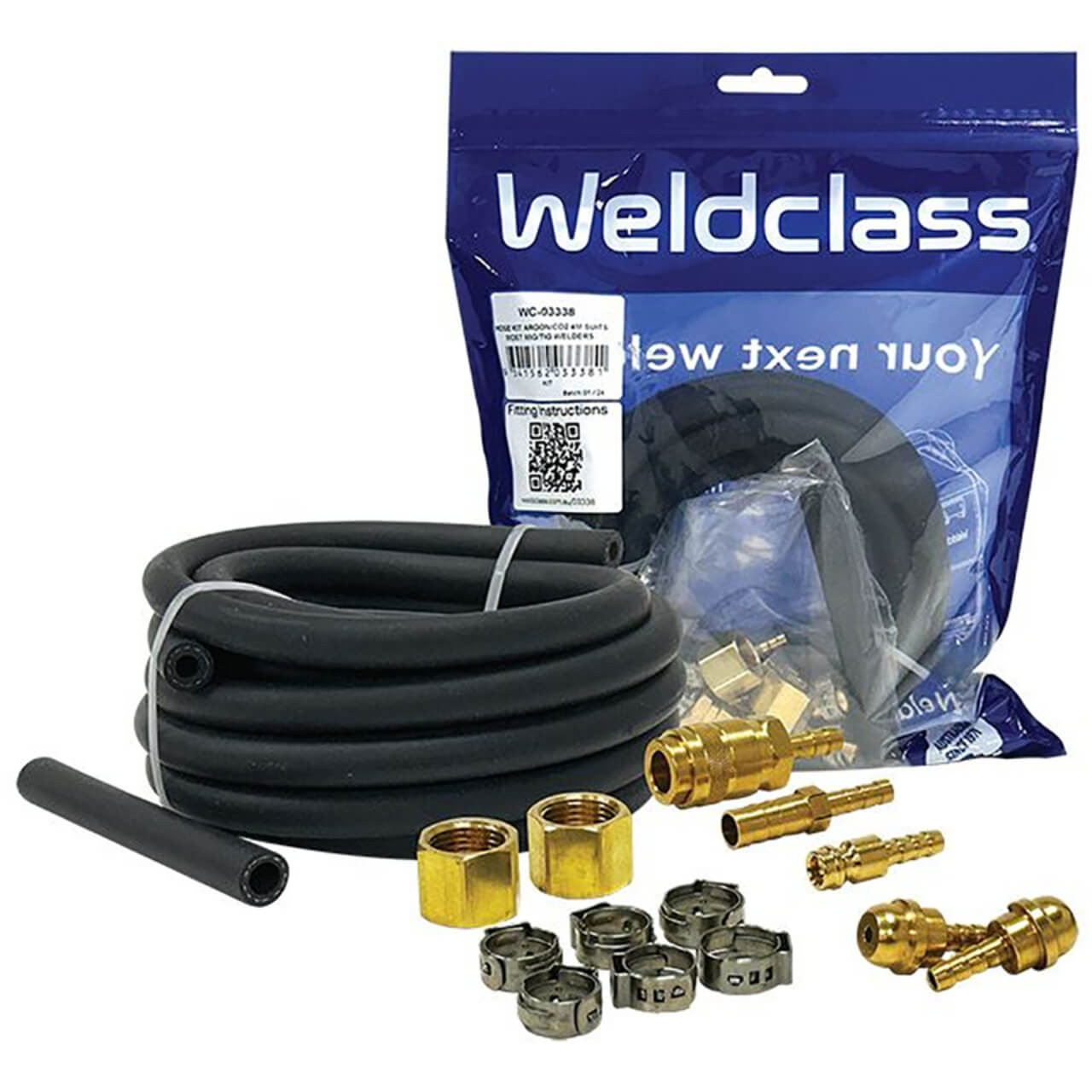 Weldclass 4m MIG/TIG Gas Hose Kit