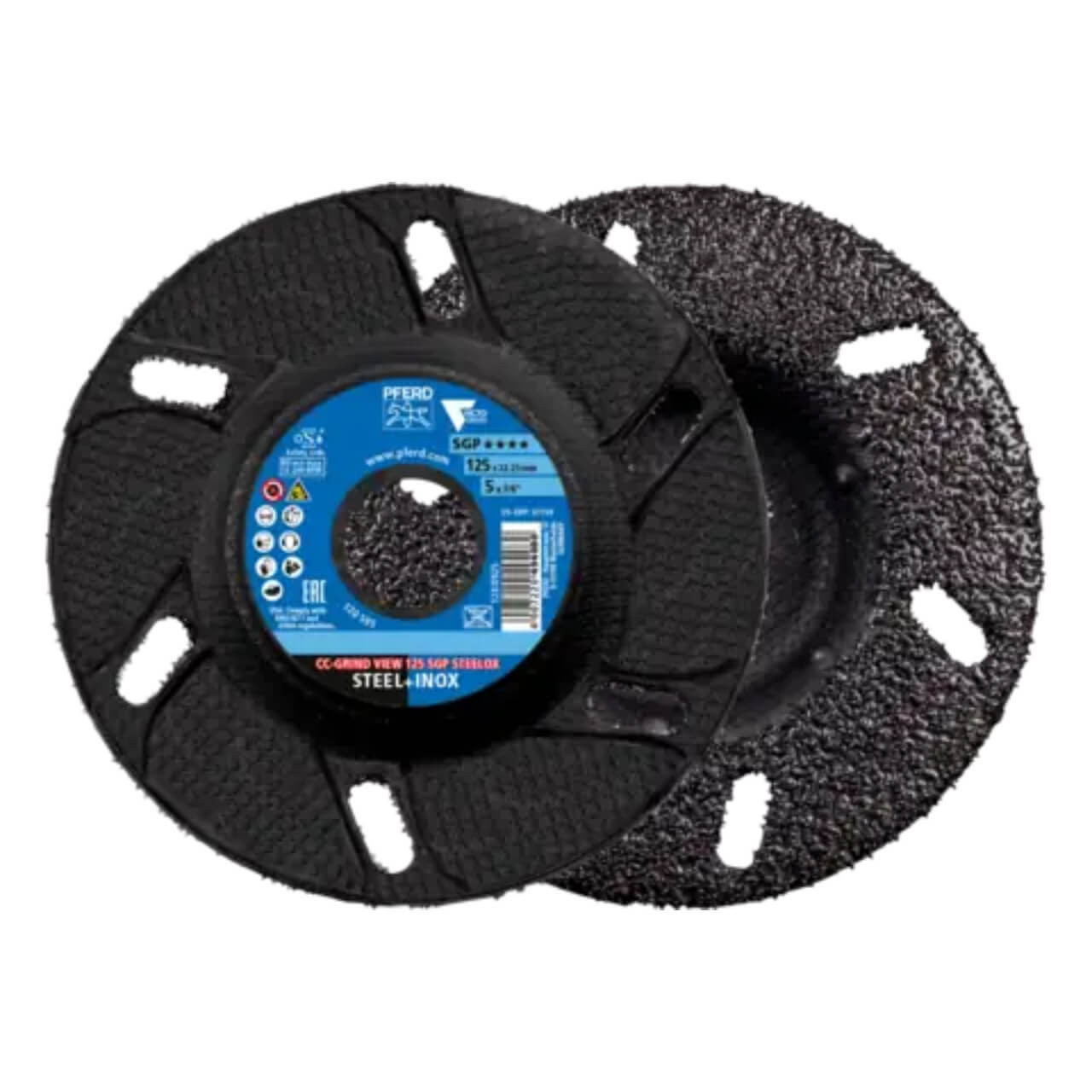 Pferd SGP Steelox CC-Grind VIEW 125x22 Grinding Disc 10/pk