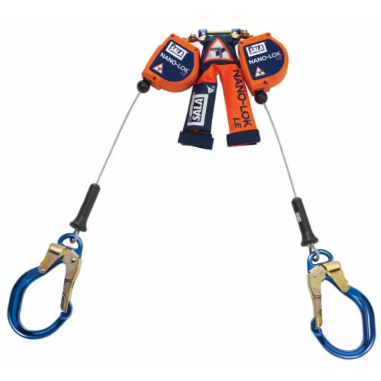 3M Dbi-Sala Nano-Lok Edge Twin-Leg Personal Self-Retracting Lifeline Galvanized Cable 8ft 3500255