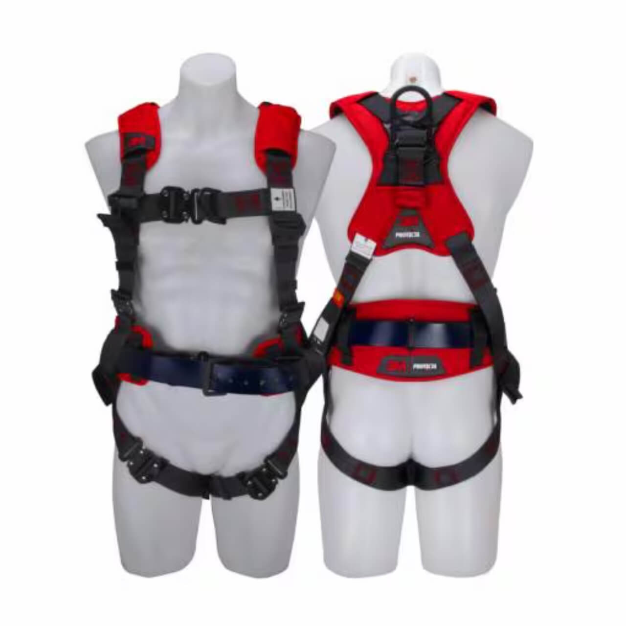 3M Protecta X Miners Harness With Padding Red & Black Large 1161686