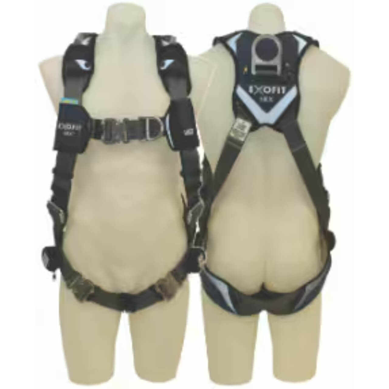 3M Dbi-Sala ExoFit Nex Riggers Mining Harness With Stainless Steel Hardware Grey Extra Large 603XL1020,